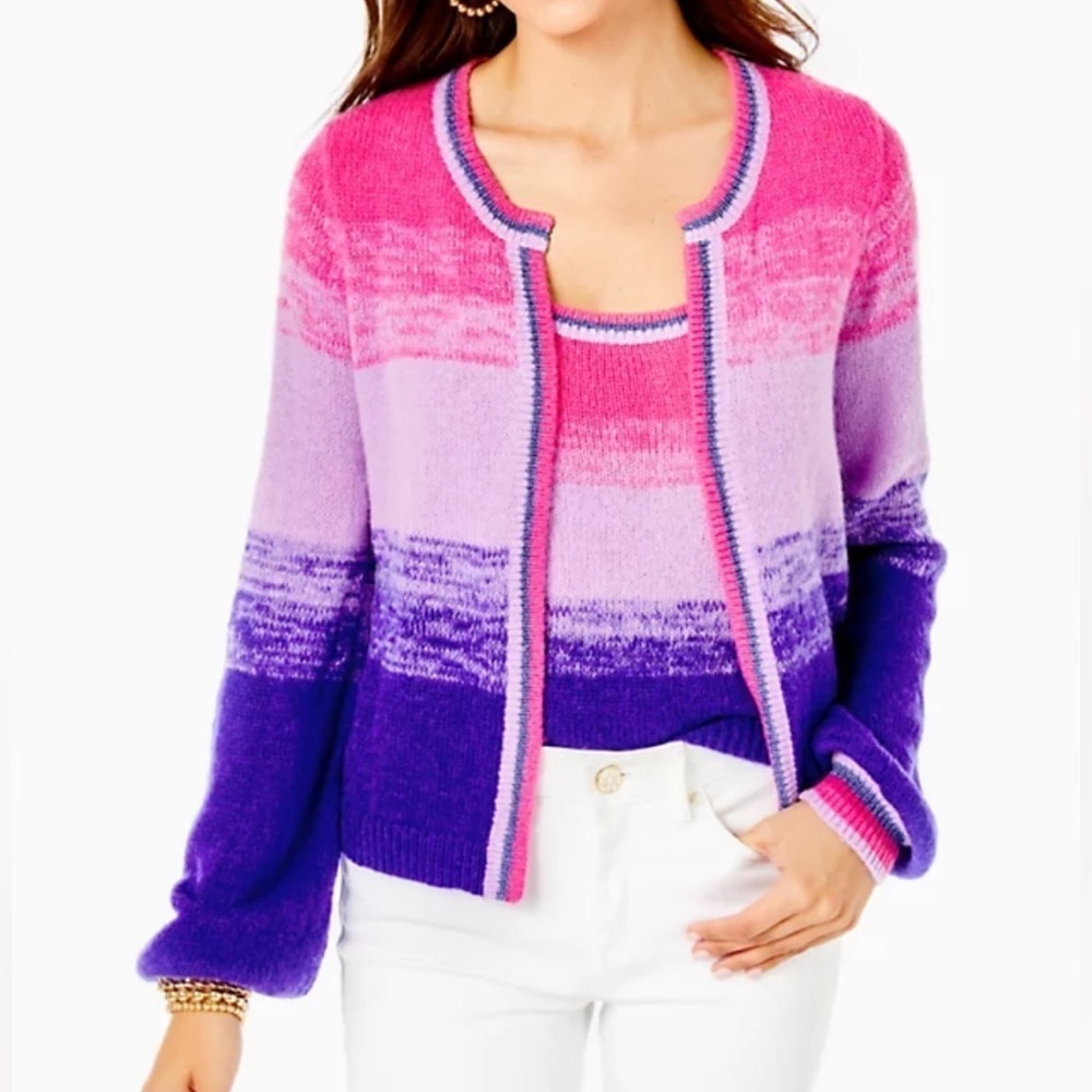 Lilly Pulitzer Tessalyn Sweater Wool Blend Set 
New with tags!
